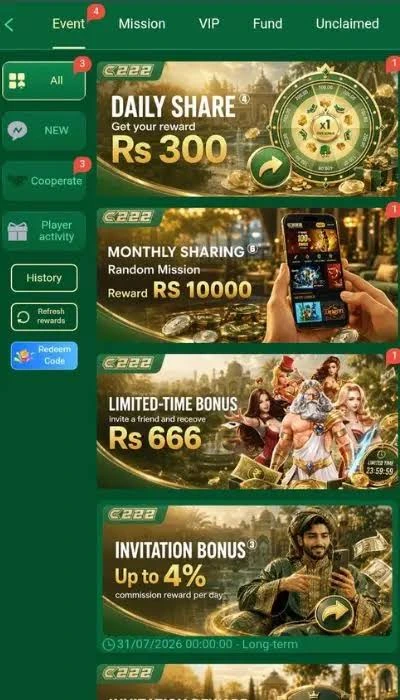C222 Game bonuses